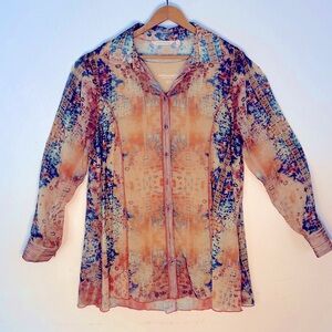 Soft Surroundings Multicolor Tunic Top
